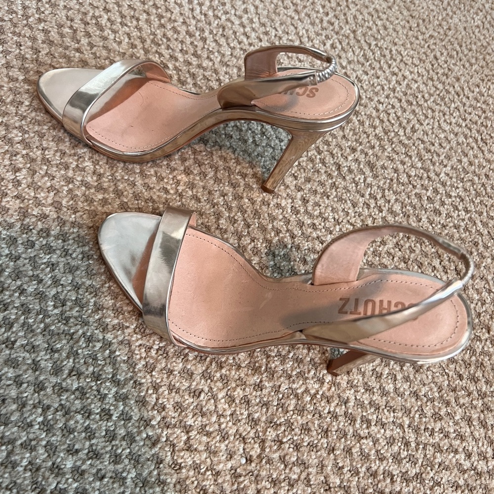 Gold Schutz Luriane Healed Sandals